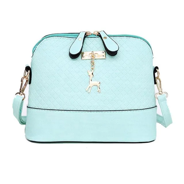 HOT SALE!2018 Women Messenger Bags Fashion Mini Bag With Deer Toy Shell Shape Bag Women Shoulder Bags handbag