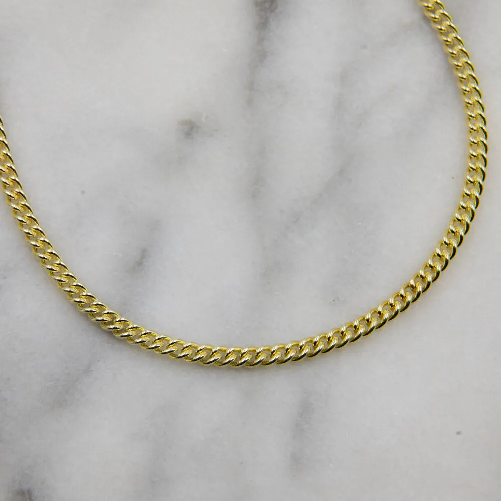 Kerri, Miami Cuban Chain Gold Vermeil