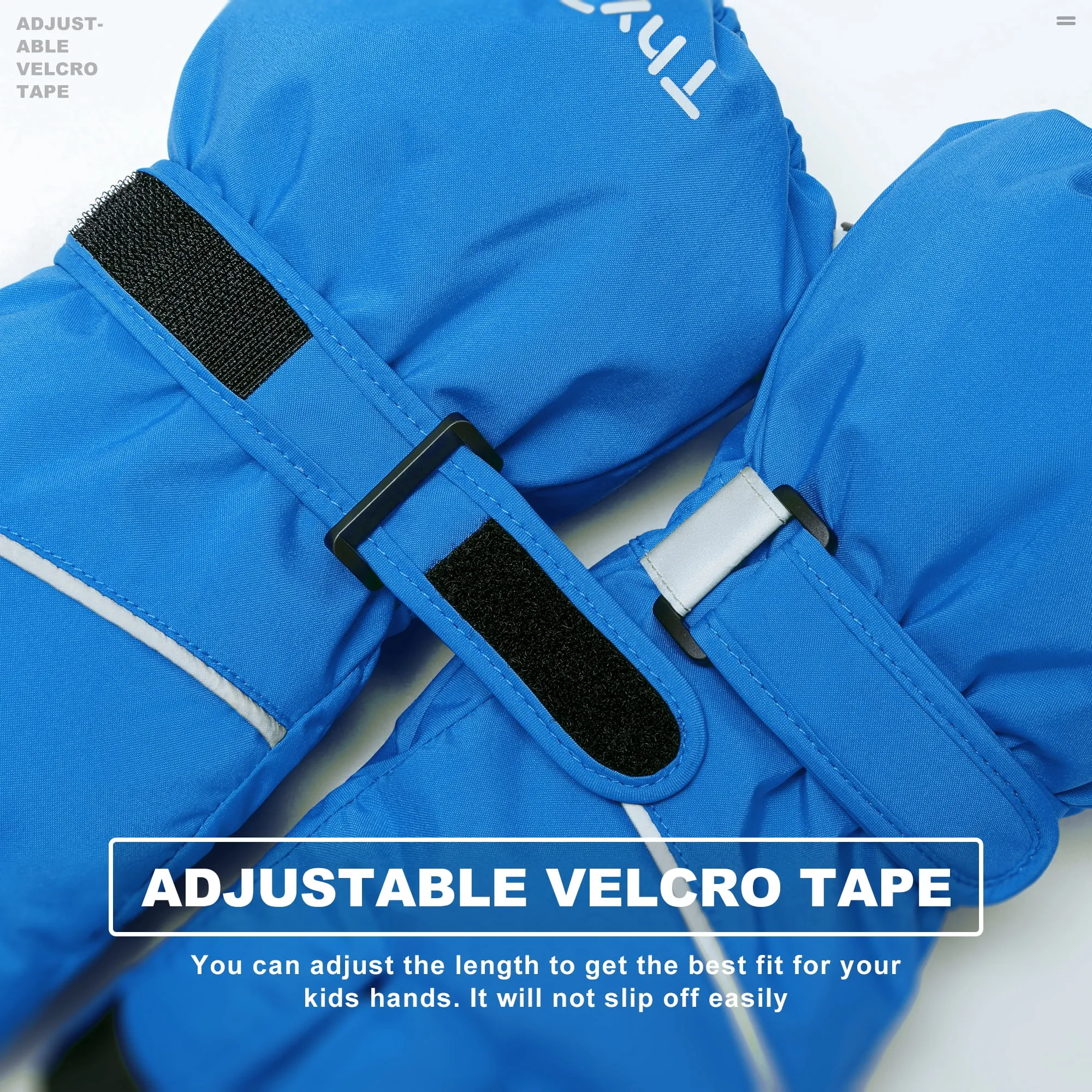 Kids Warm Gloves Winter Waterproof Snow Gloves for Ourdoor Sports Toddler Bulky Ski Gloves ZB116