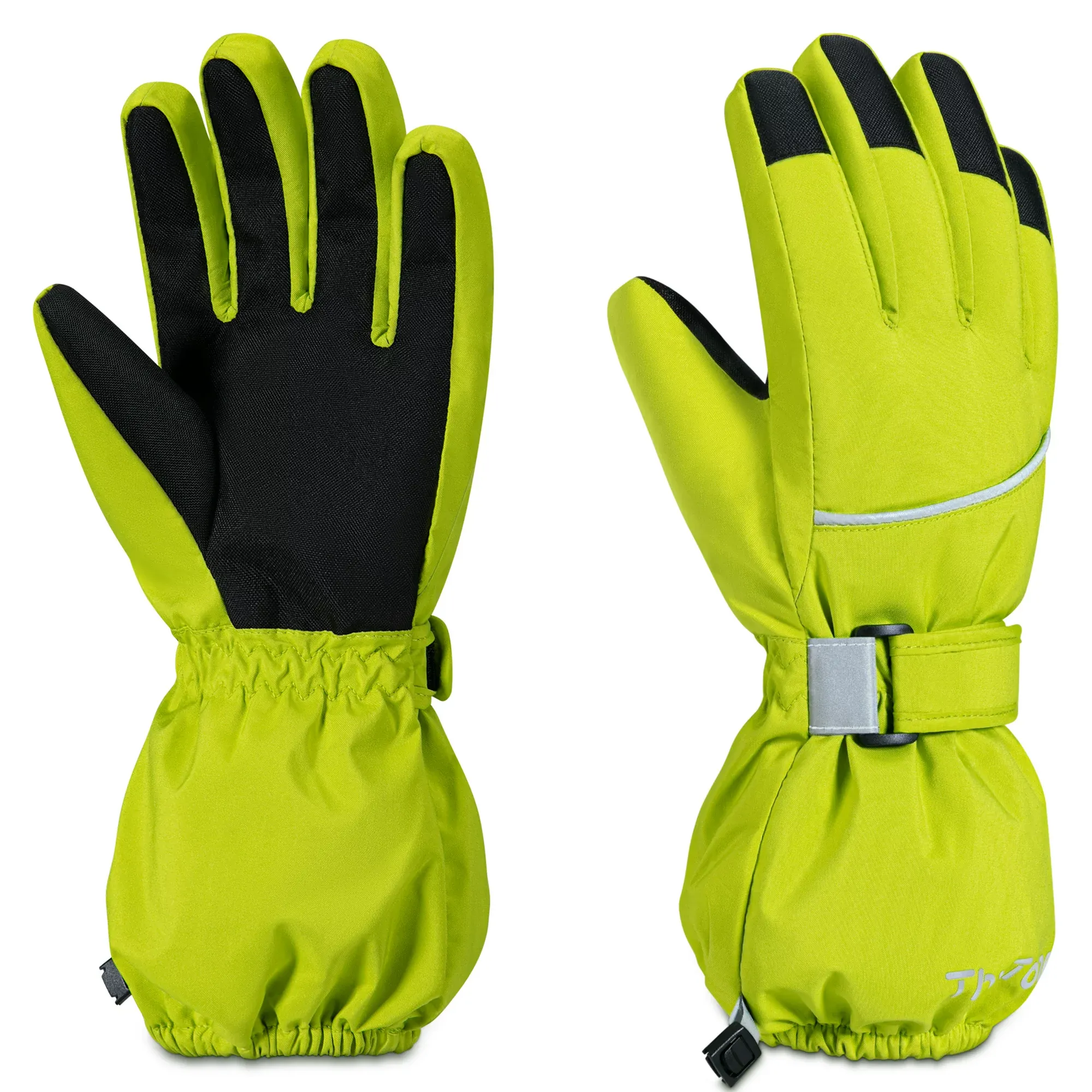 Kids Warm Gloves Winter Waterproof Snow Gloves for Ourdoor Sports Toddler Bulky Ski Gloves ZB116