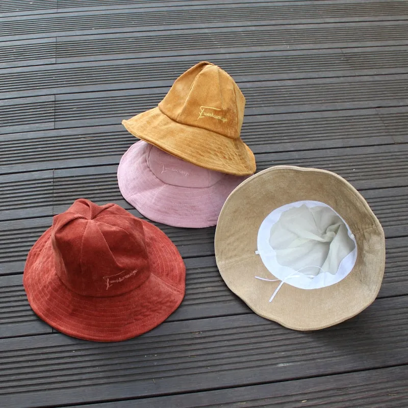 [Korean Style] Corduroy Bucket Hat