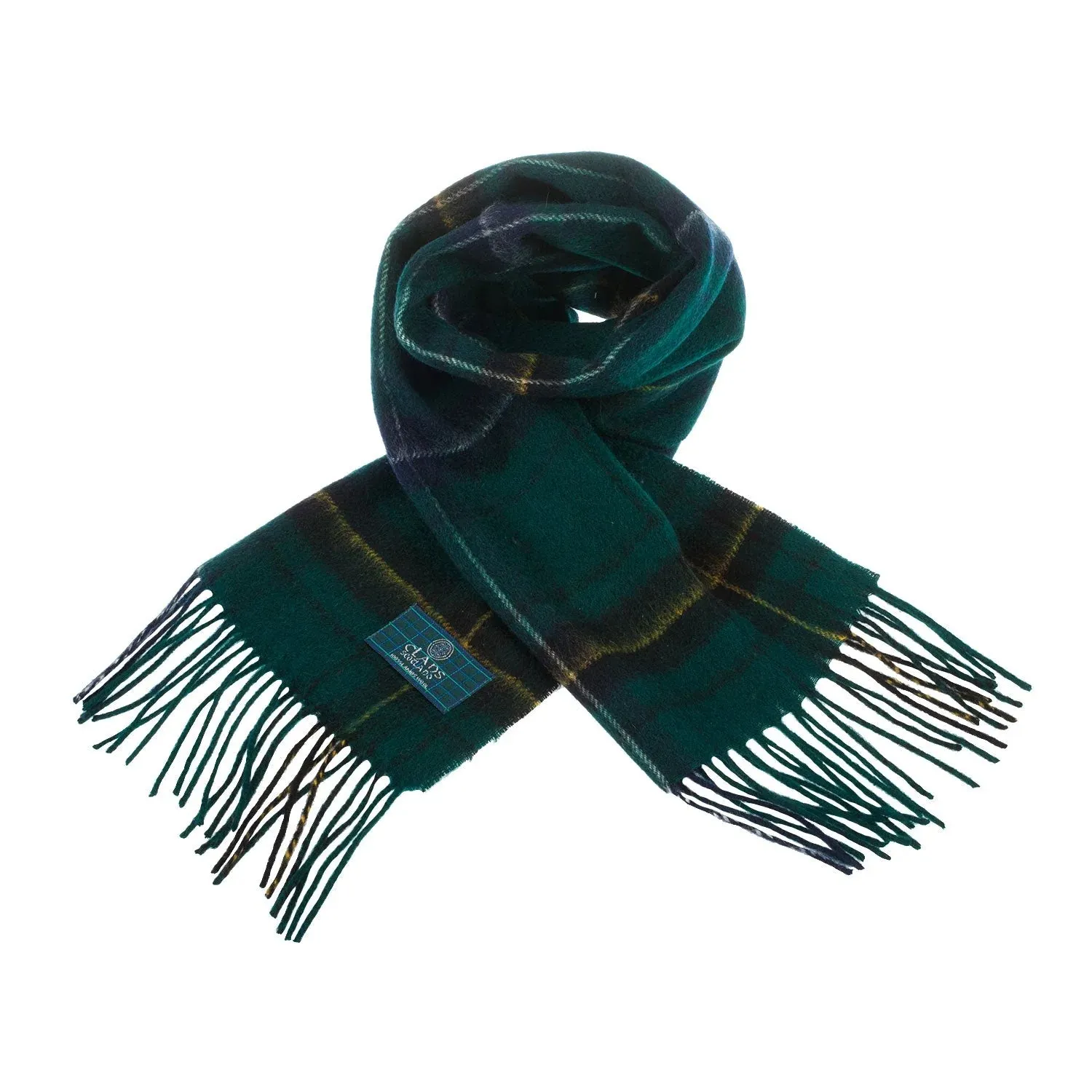 Lambswool Scottish Tartan Clan Scarf: FORBES-MACDONALD