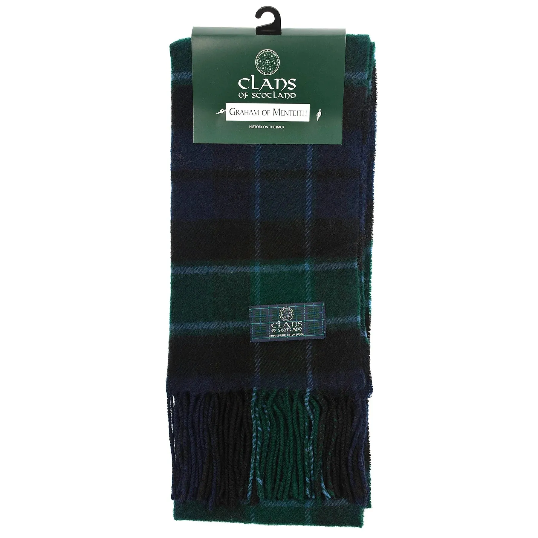 Lambswool Scottish Tartan Clan Scarf: FORBES-MACDONALD