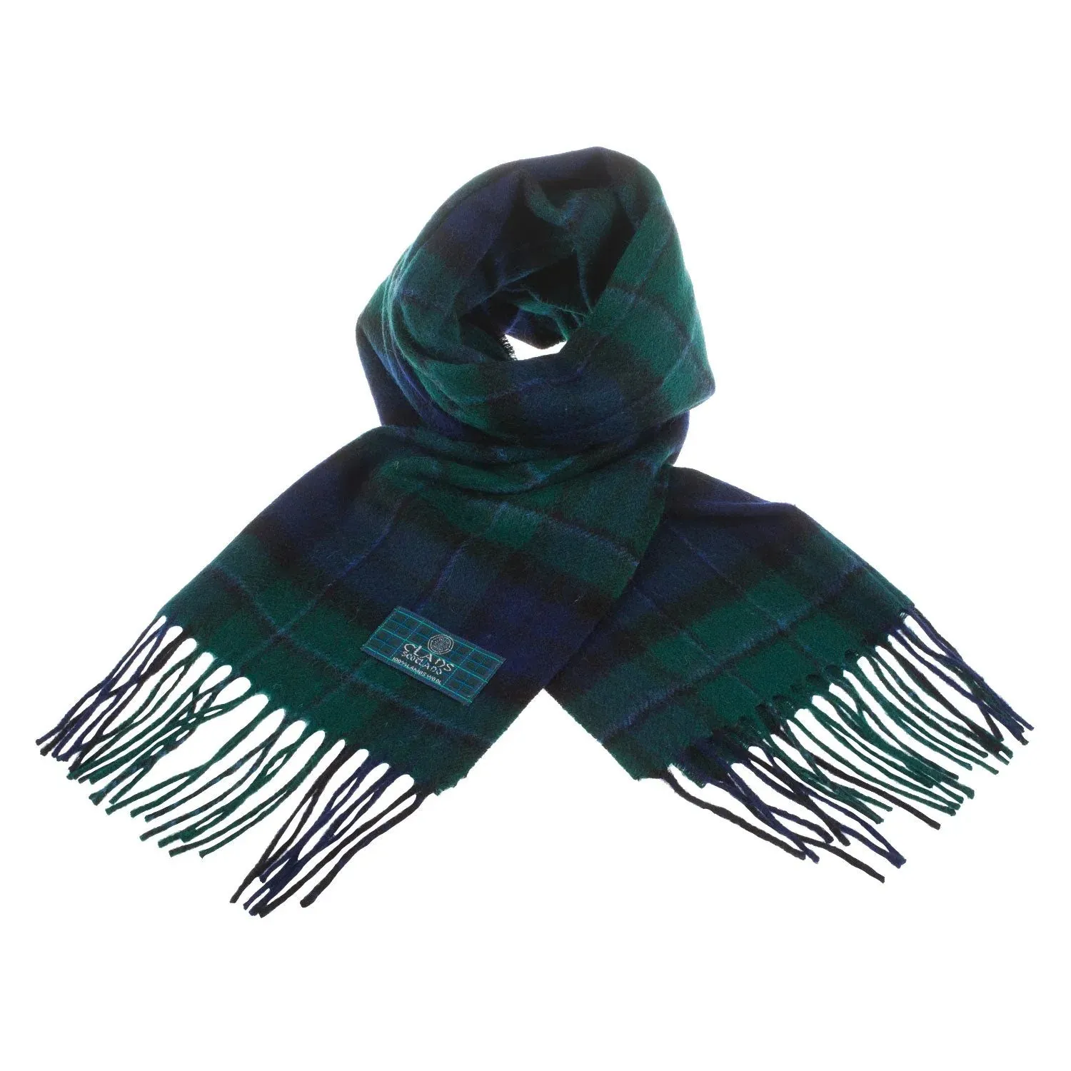 Lambswool Scottish Tartan Clan Scarf: FORBES-MACDONALD