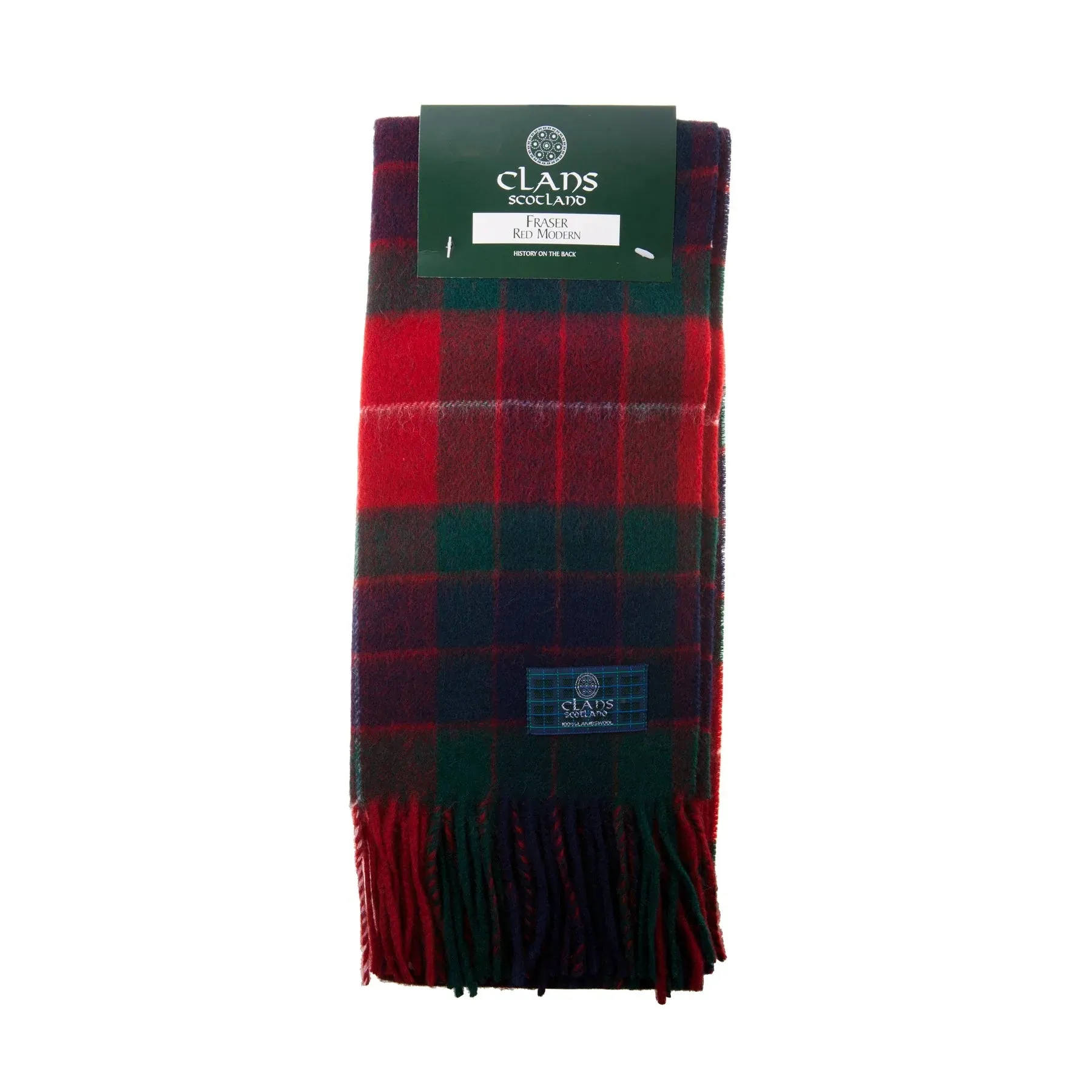 Lambswool Scottish Tartan Clan Scarf: FORBES-MACDONALD