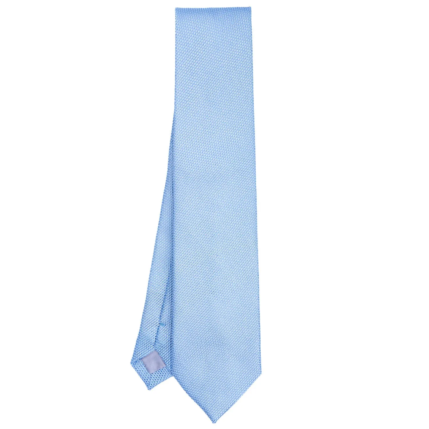 LIGHT BLUE SARTORIAL GRANADINE SILK TIE
