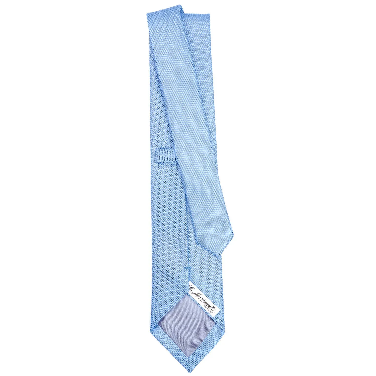 LIGHT BLUE SARTORIAL GRANADINE SILK TIE