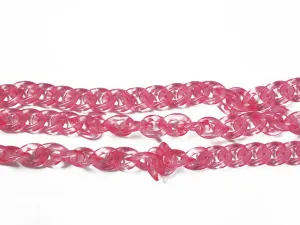 Light Pink Circular Acrylic Chains
