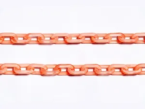 Light Red Designer Plastic Chain