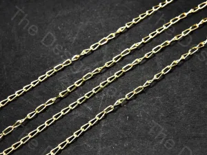 Long Hook Design Golden Metal Chain