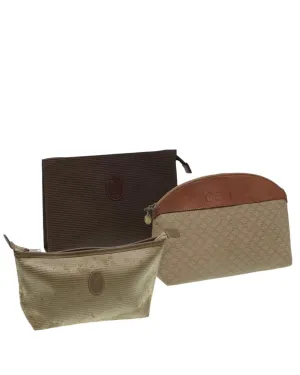 Macadam Canvas Pouch Set
