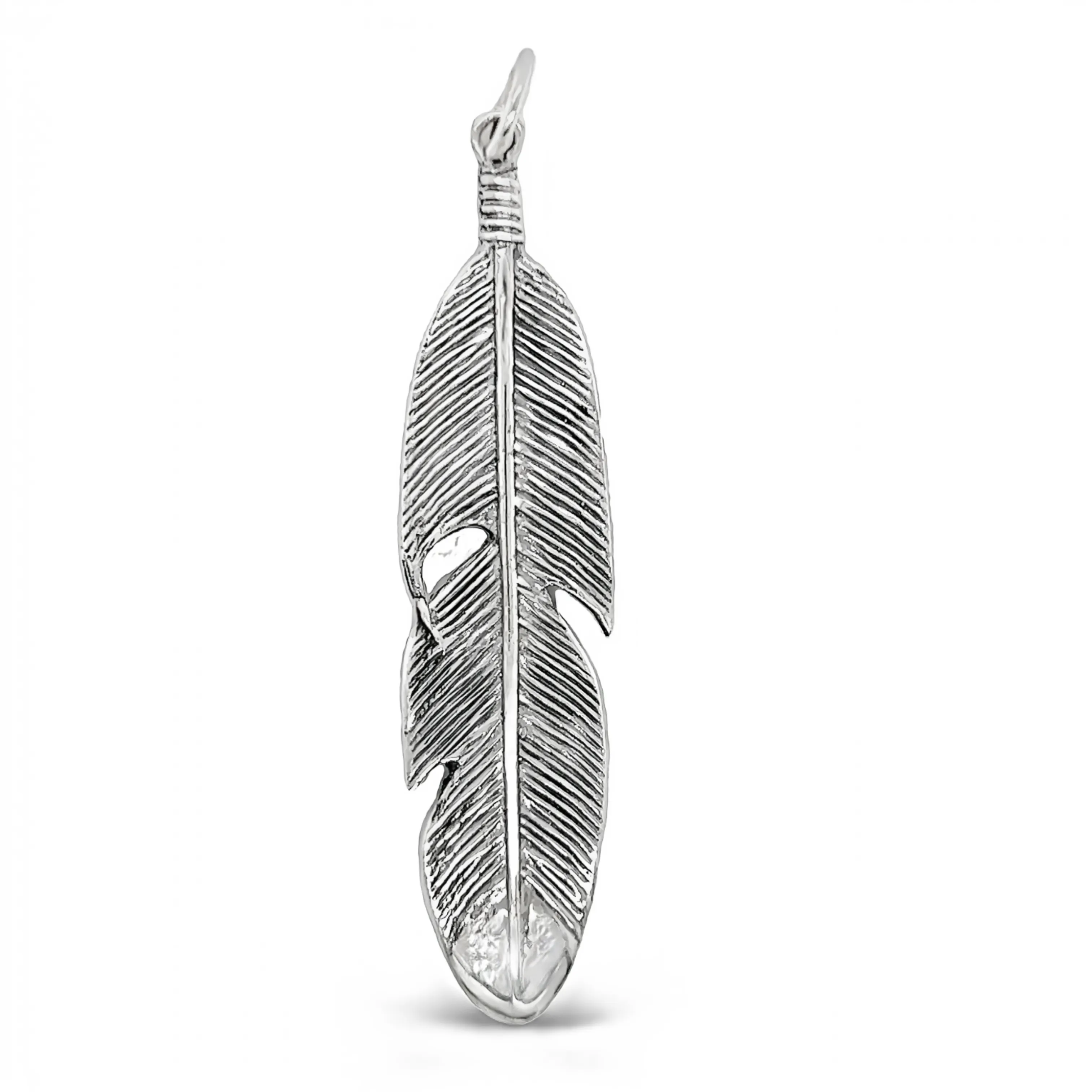 Medium Size Feather Pendant