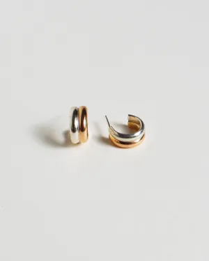 Mixed Metal Hoops