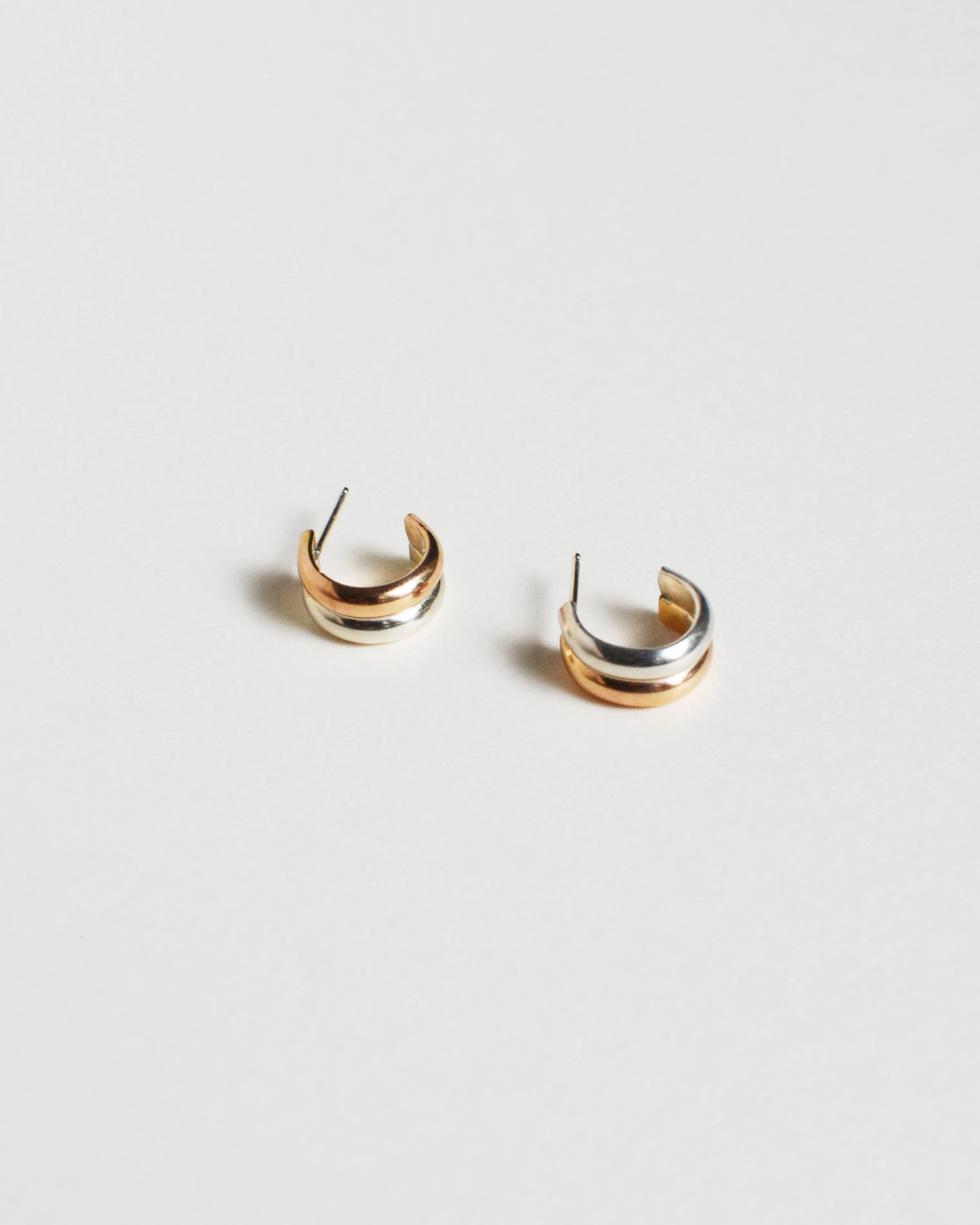 Mixed Metal Hoops