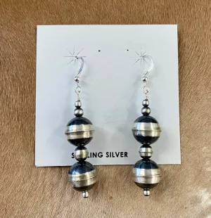 Navajo Pearl Dangle Earrings