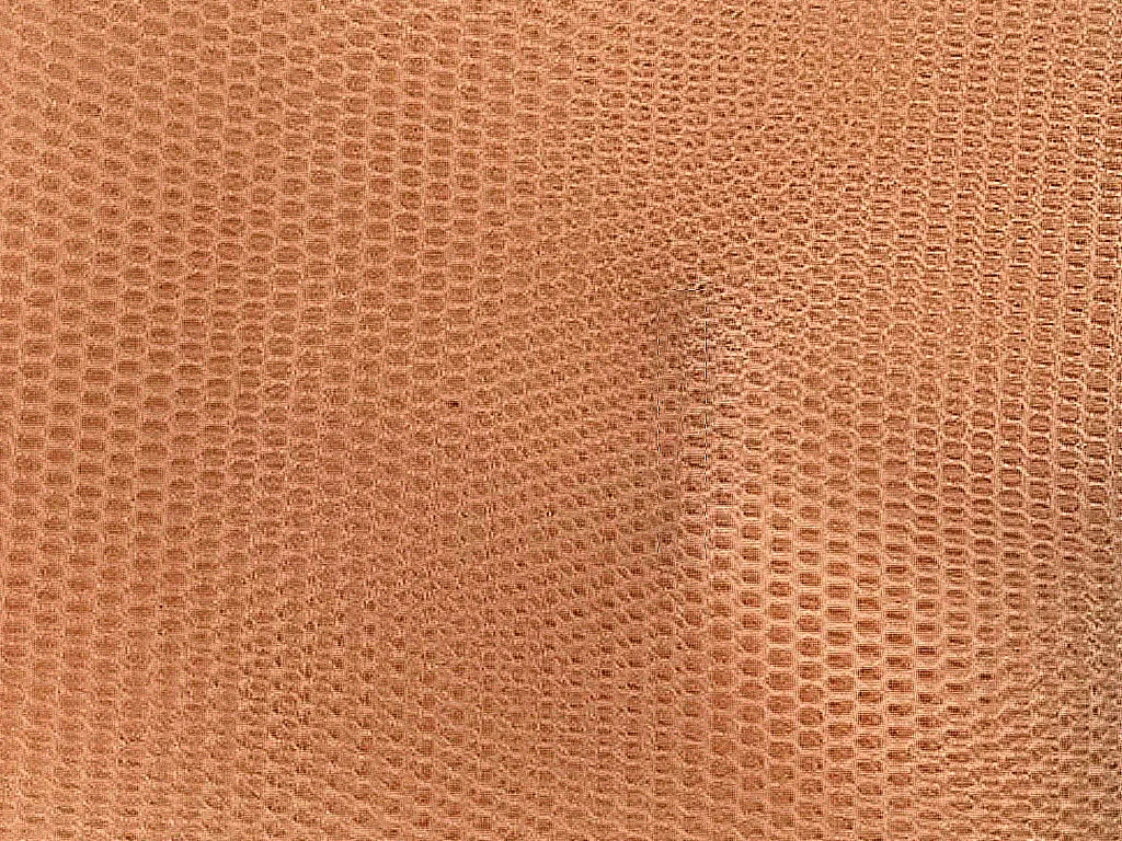 Orange Plain Net Fabric