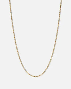 Prism Cut Rope Chain Necklace
