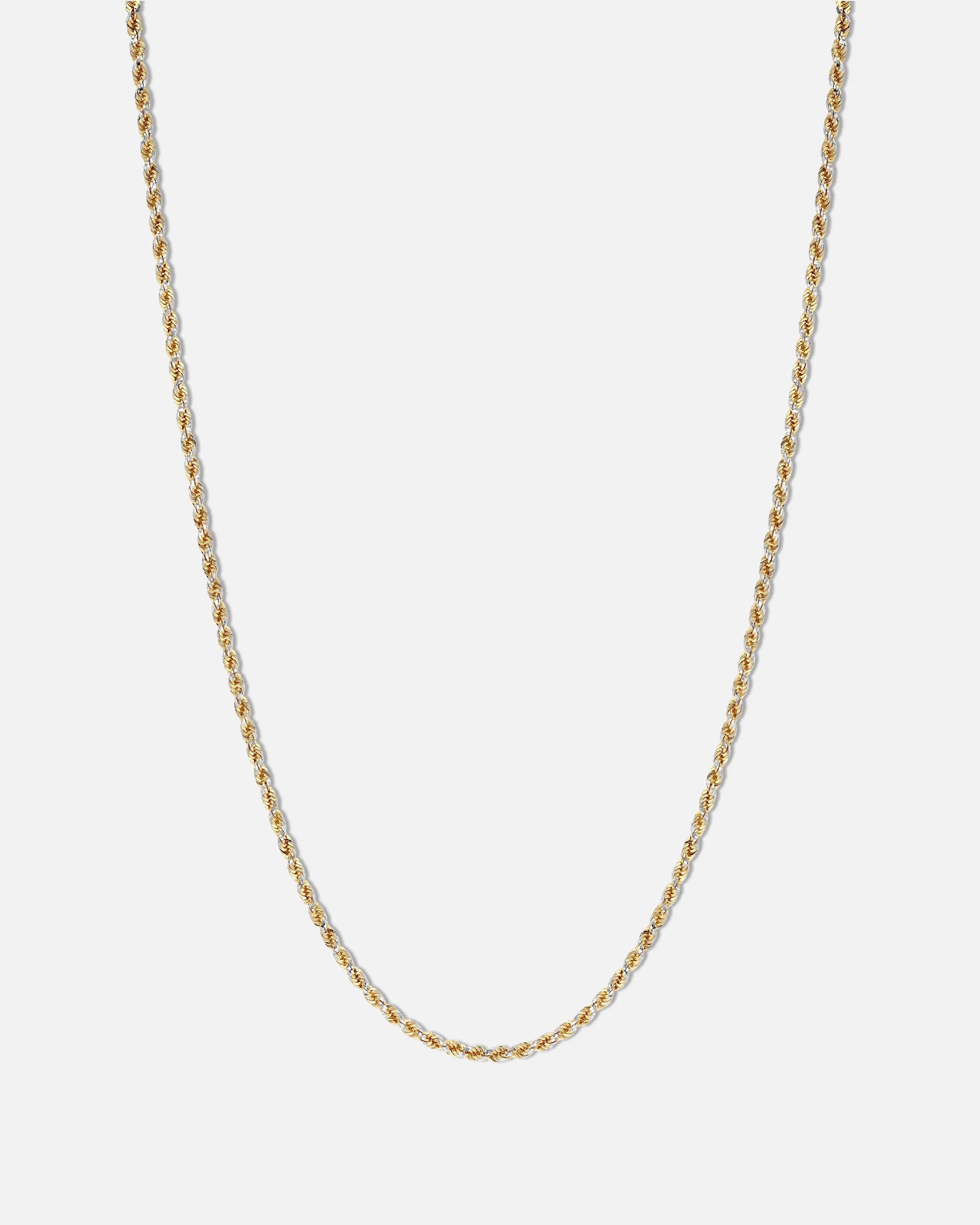 Prism Cut Rope Chain Necklace