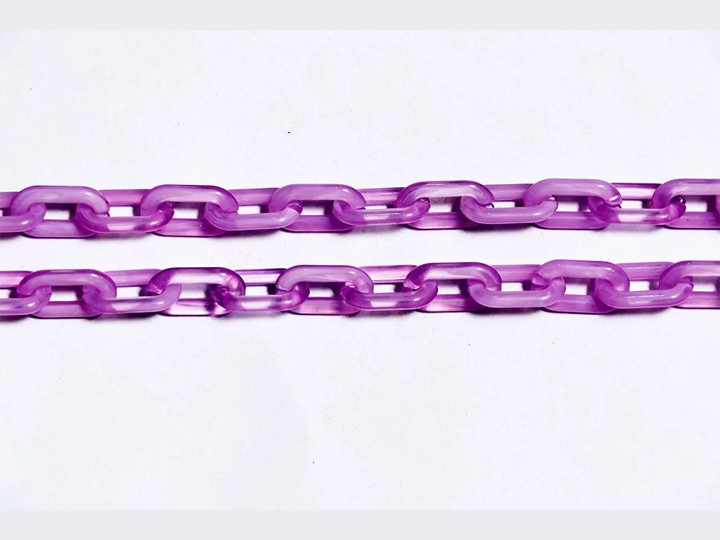 Purple Designer Plastic Chain