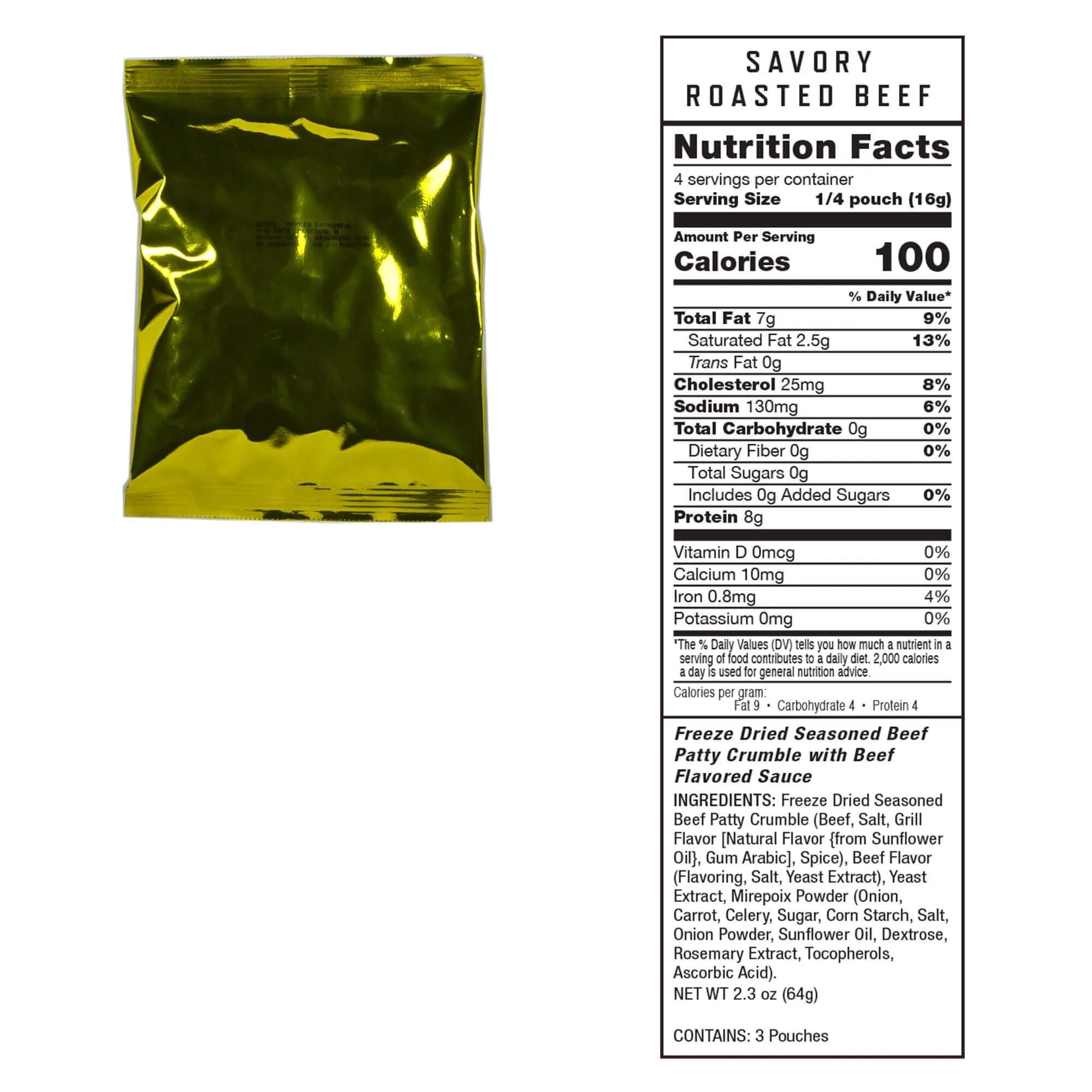 Readywise Meat Bucket, 360 Serving Meat Bundle, Emergency, MRE Meal Food Supply, Premade, Freeze Dried Survival Food for Hiking, Adventure & Camping Essentials, Individually Packaged, 15 Year Shelf Life