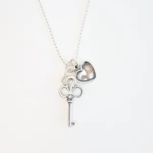 Share Your Love Key & Heart Necklace