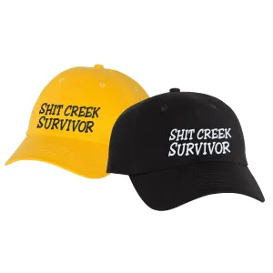 Shit Creek Survivor Unstructured Baseball Style Cap