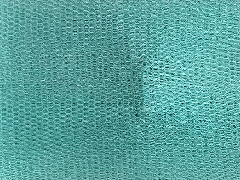 Teal Blue Plain Net Fabric