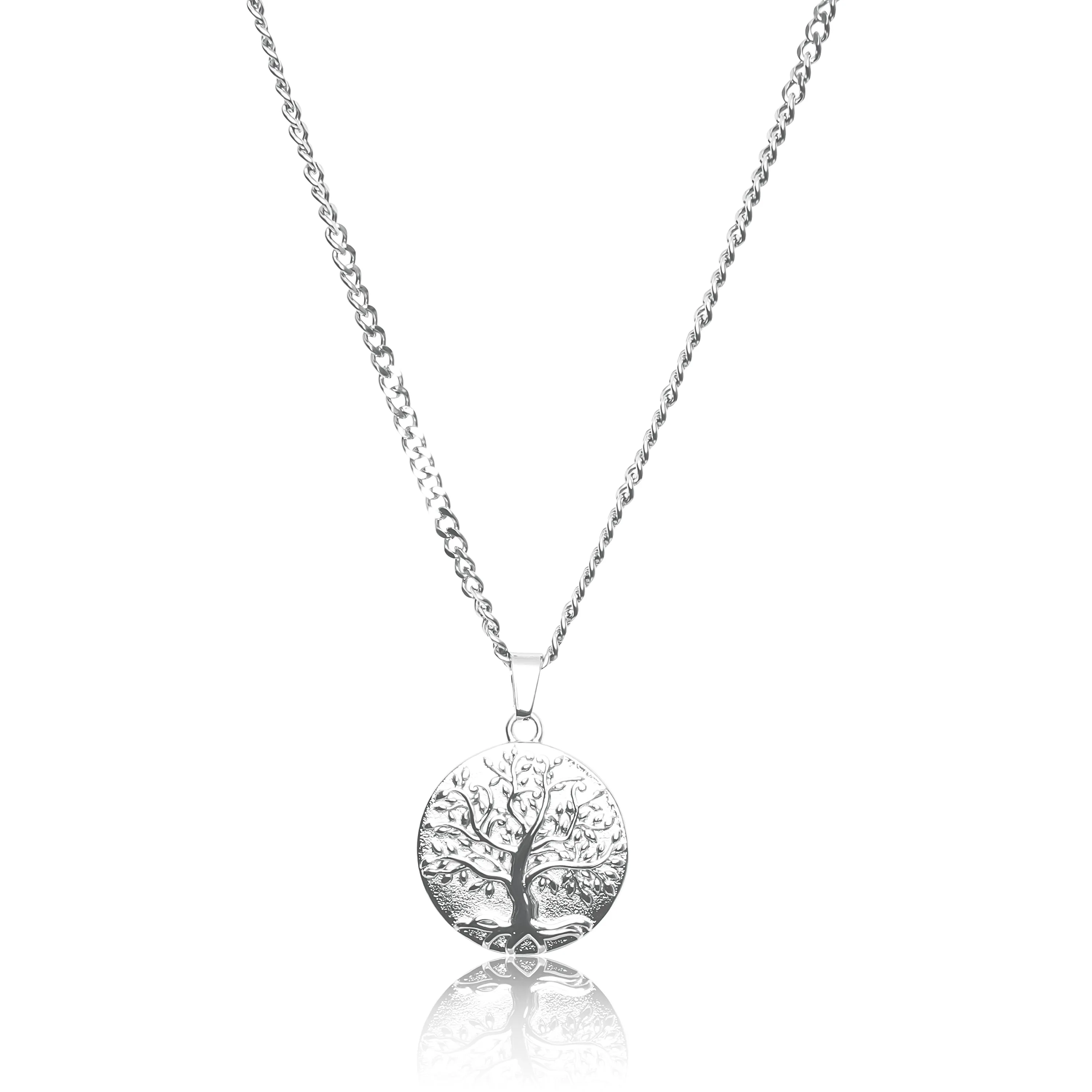 Tree of Life Pendant Necklace - Silver / Gold