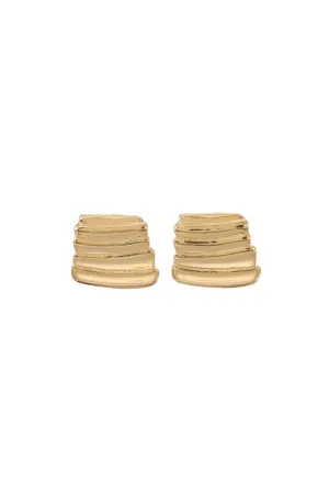 Vase Gold Earrings
