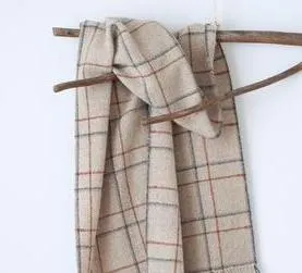 Victoria Pemberton Checkmate Scarf - Heather