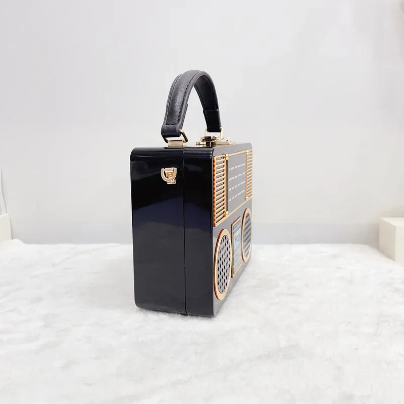 Vintage Radio Acrylic Bags