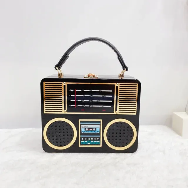 Vintage Radio Acrylic Bags