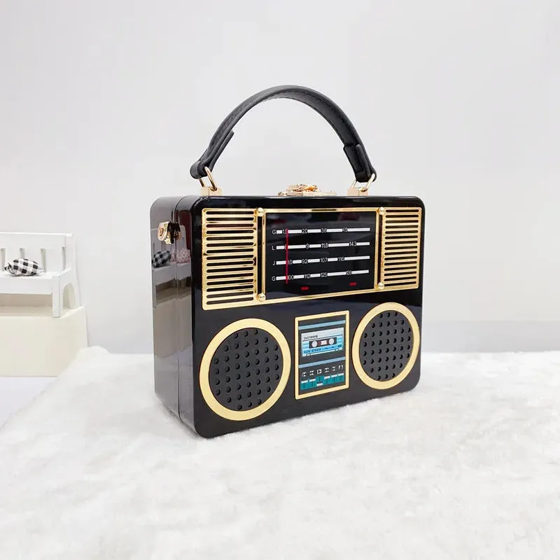 Vintage Radio Acrylic Bags