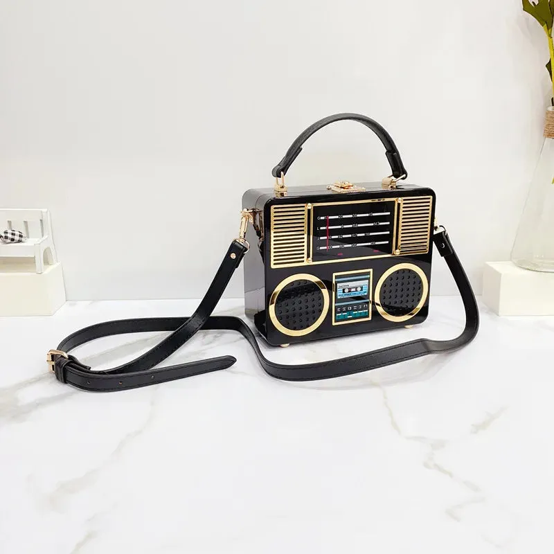 Vintage Radio Acrylic Bags
