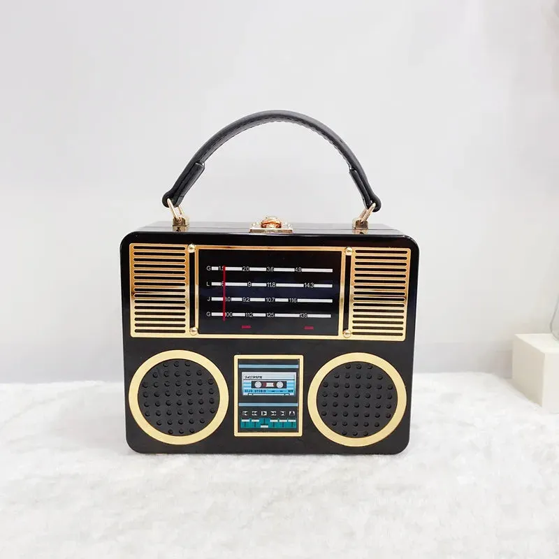 Vintage Radio Acrylic Bags